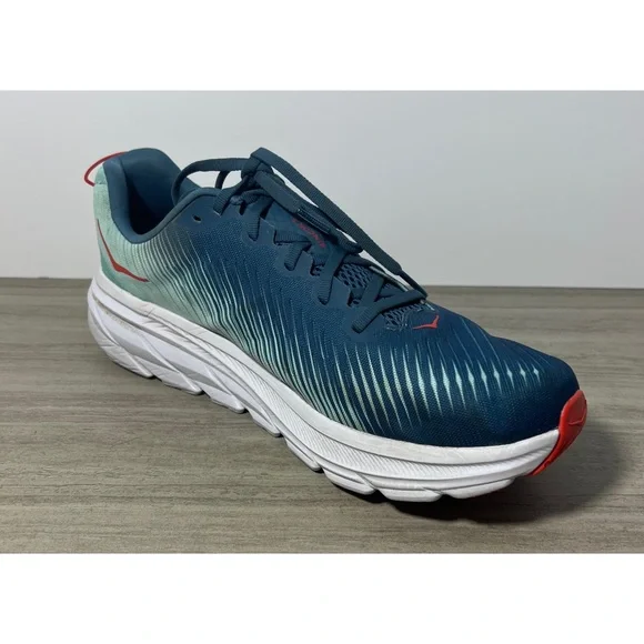 Hoka ONE ONE Rincon 3 MENS Running Shoe Blue Orange Size 12